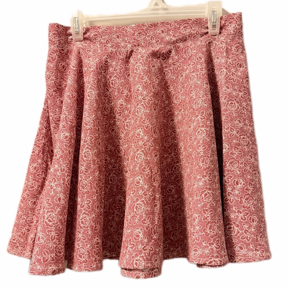 Rose circle skirt handmade